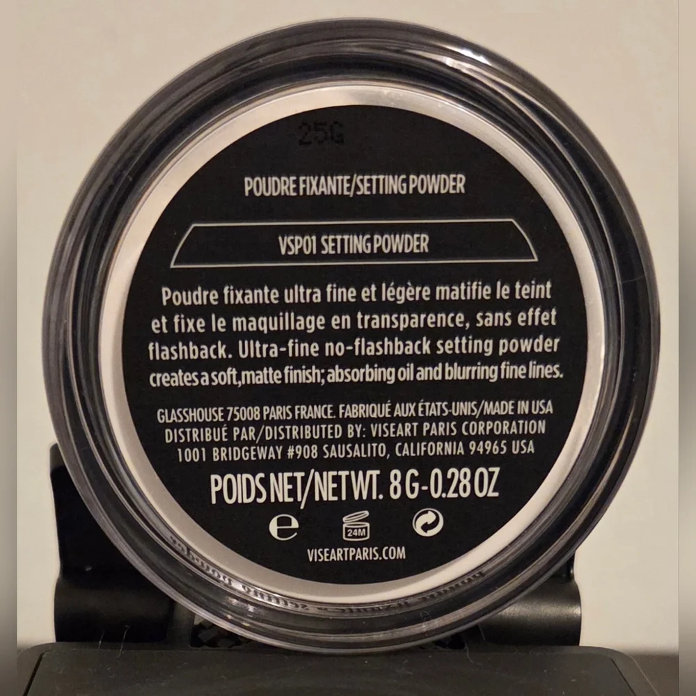 🕯Viseart VSP01 Translucent Setting Powder NIB Soft Matte Pro Makeup